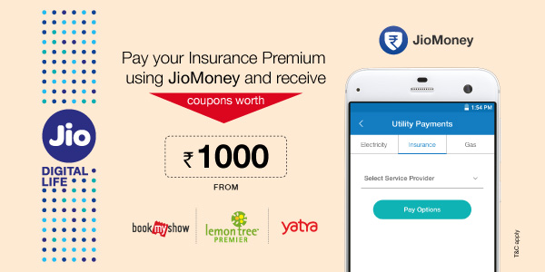Get exciting coupons and offers with JioMoney